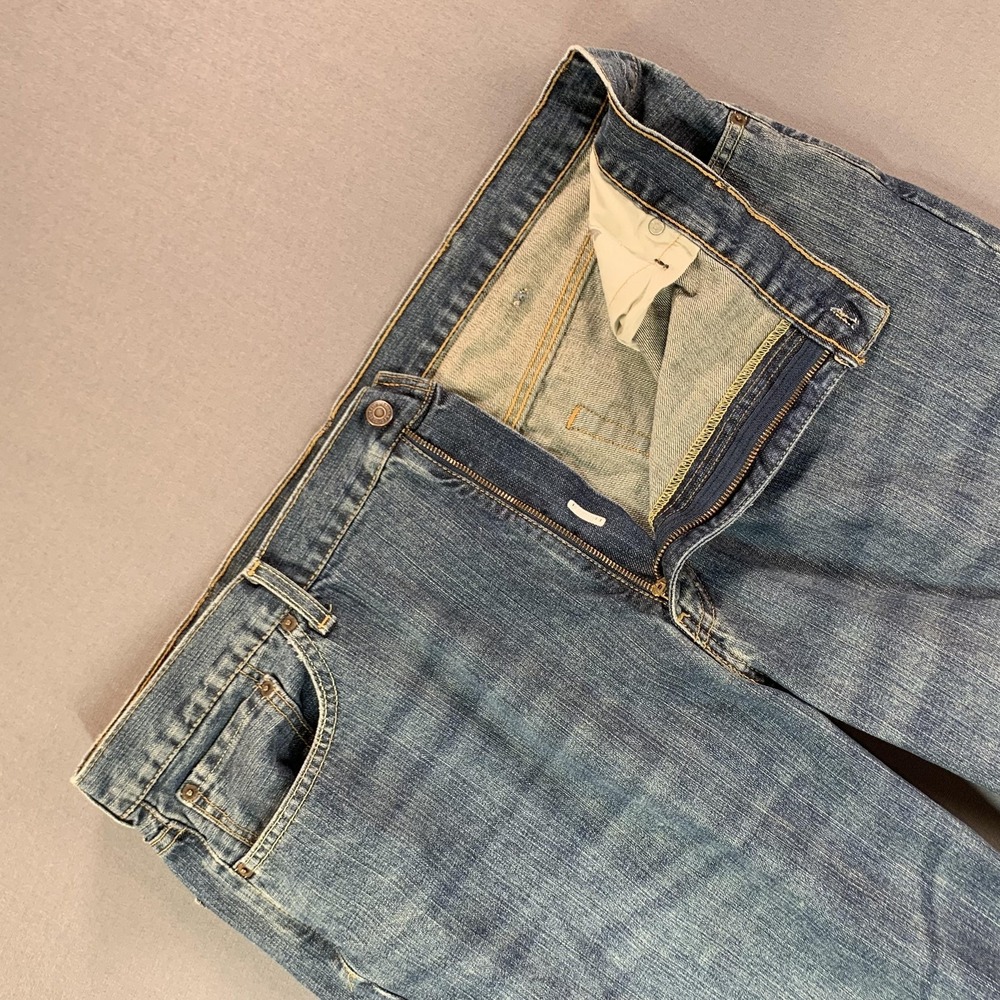 Levis 550 Jeans Mens 44x36 Blue Denim Relaxed Tapered Baggy Y2K Skater Hip Hop - Picture 5 of 13